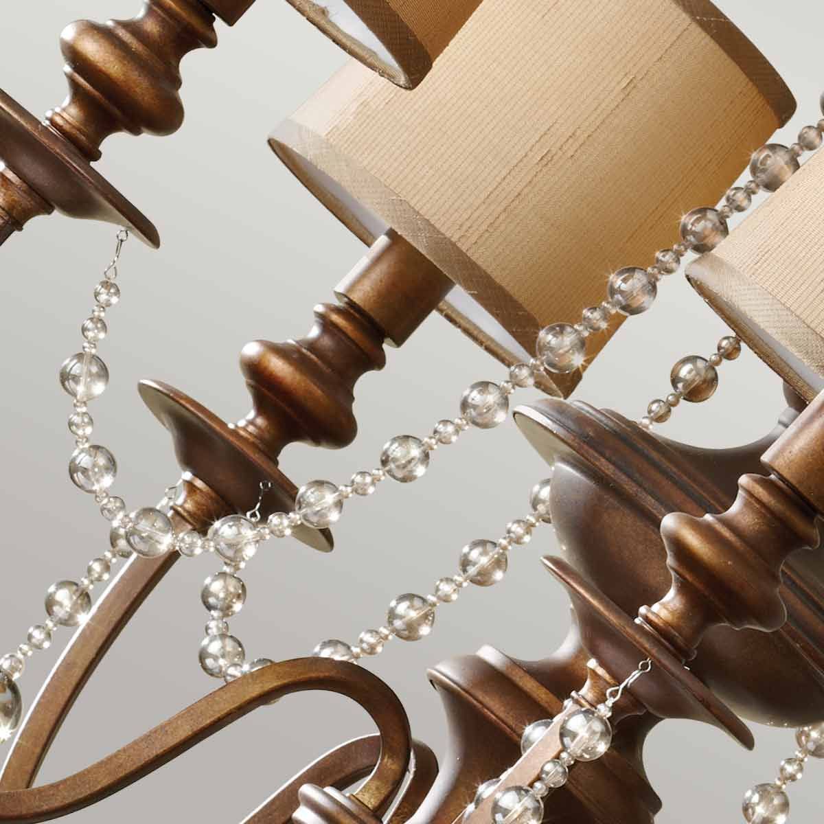 Clarissa 5 Light Chandelier Firenze Gold - FE-CLARISSA5