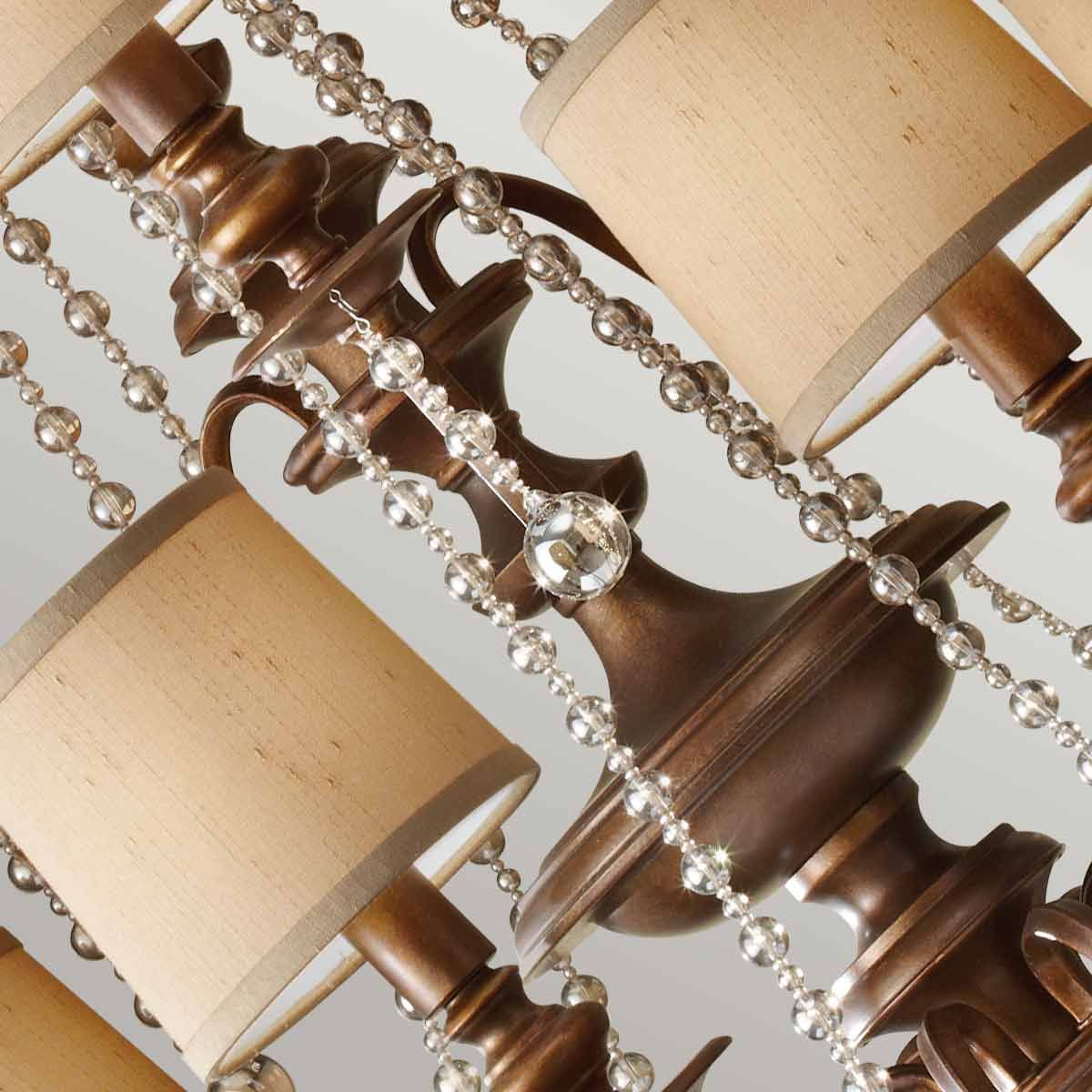 Clarissa 9 Light Chandelier Firenze Gold - FE-CLARISSA9