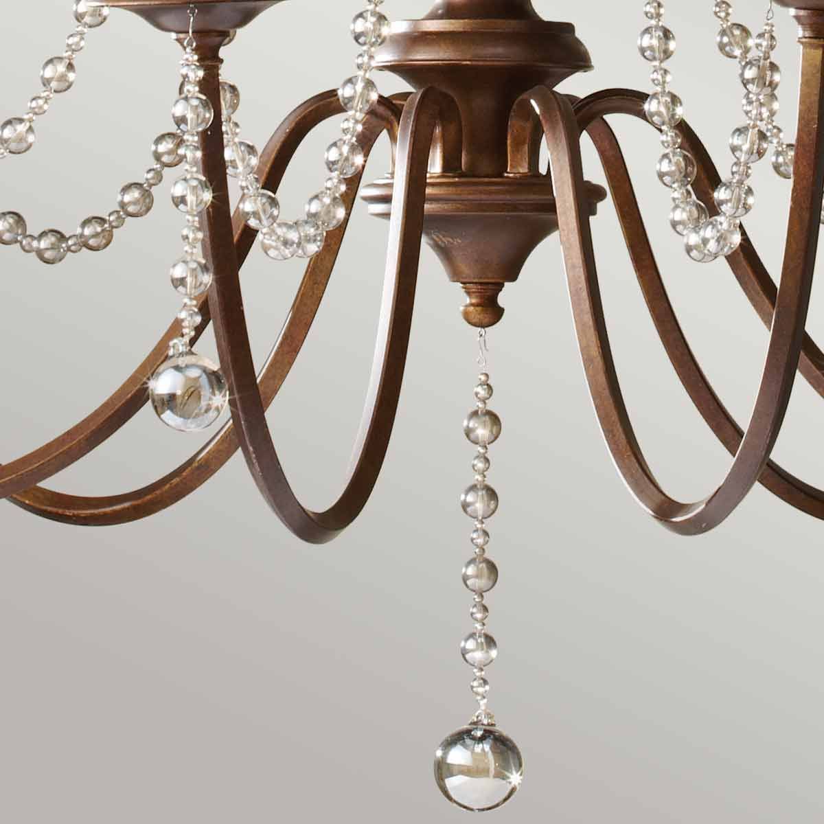 Clarissa 9 Light Chandelier Firenze Gold - FE-CLARISSA9