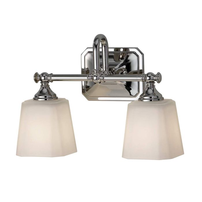 Concord 2 Light Vanity Light Polished Chrome - FE-CONCORD2-BATH