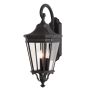 Cotswold Lane 3 Light Large Wall Lantern Black - FE-COTSLN2-L-BK