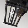 Cotswold Lane 1 Light Small Wall Lantern Black - FE-COTSLN2-S-BK