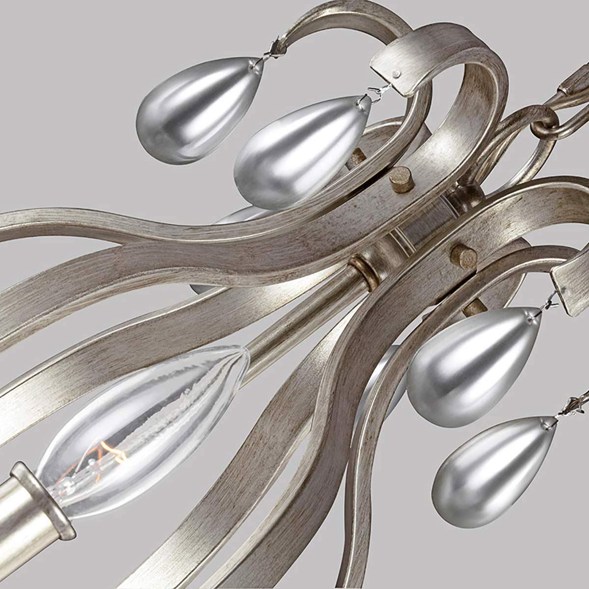 DeWitt 9 Light Pendant Sunrise Silver - FE-DEWITT9