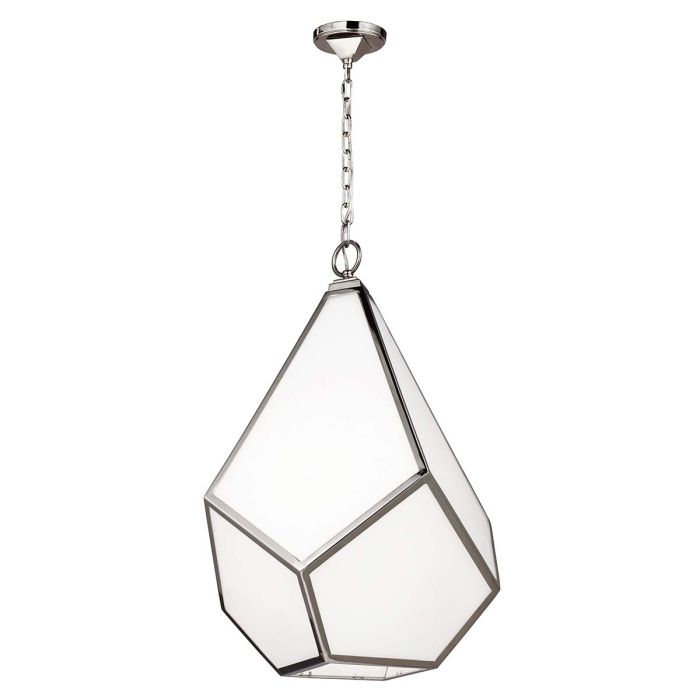 Diamond 4 Light Large Pendant Polished Nickel - FE-DIAMOND-P-L