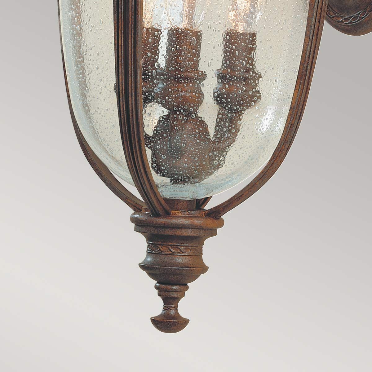 English Bridle 3 Light Medium Wall Lantern British Bronze - FE-EB2-M-BRB