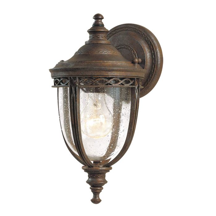 English Bridle 1 Light Small Wall Lantern British Bronze - FE-EB2-S-BRB