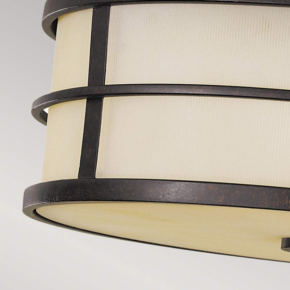 Fusion 3 Light Flush Mount Light Grecian Bronze - FE-FUSION-F