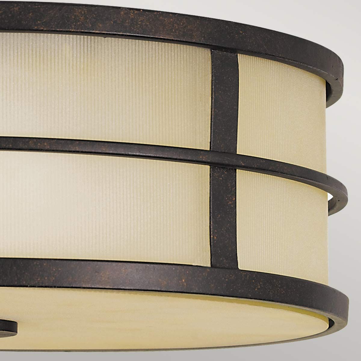 Fusion 3 Light Flush Mount Light Grecian Bronze - FE-FUSION-F