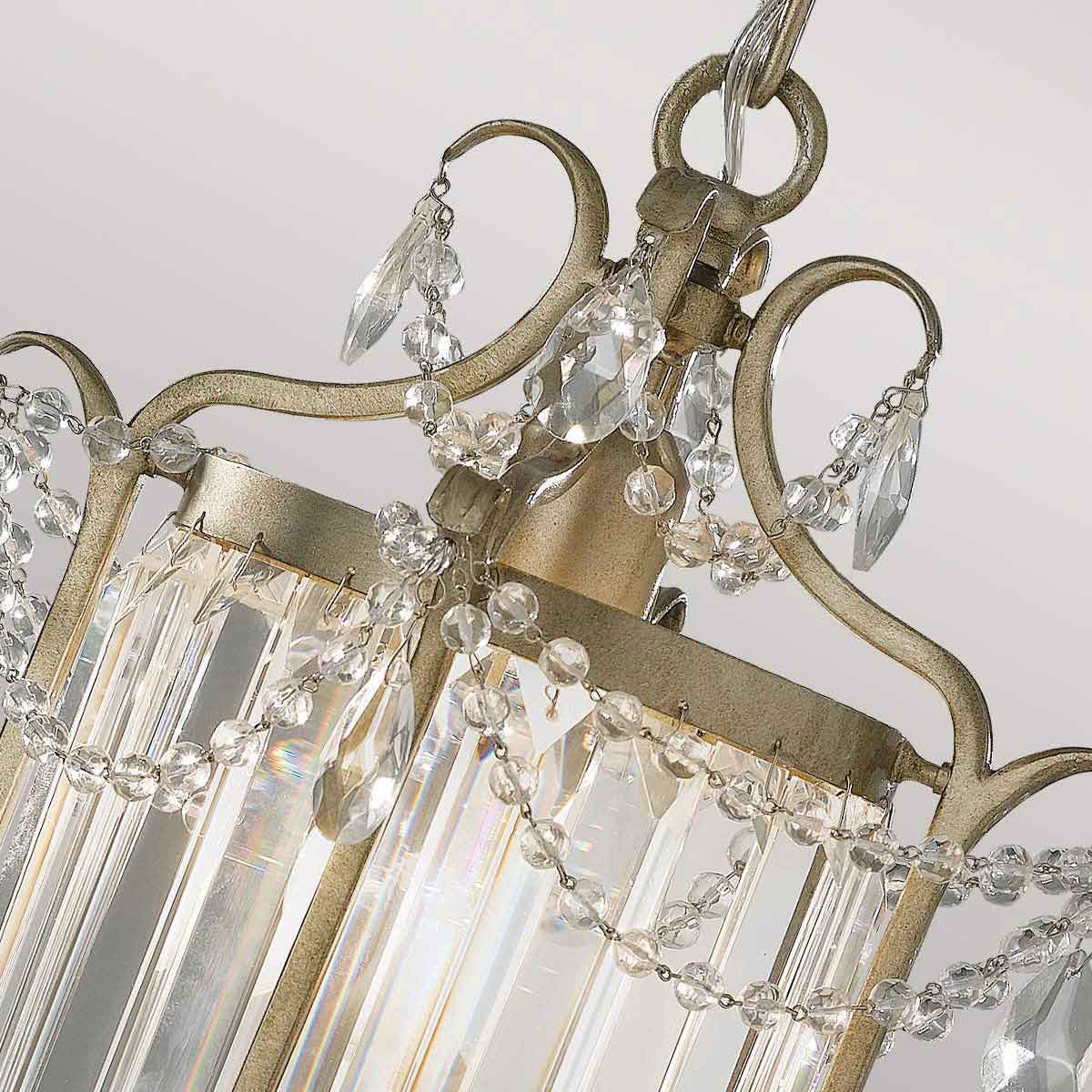 Gianna 1 Light Pendant Gilded Silver - FE-GIANNA1C