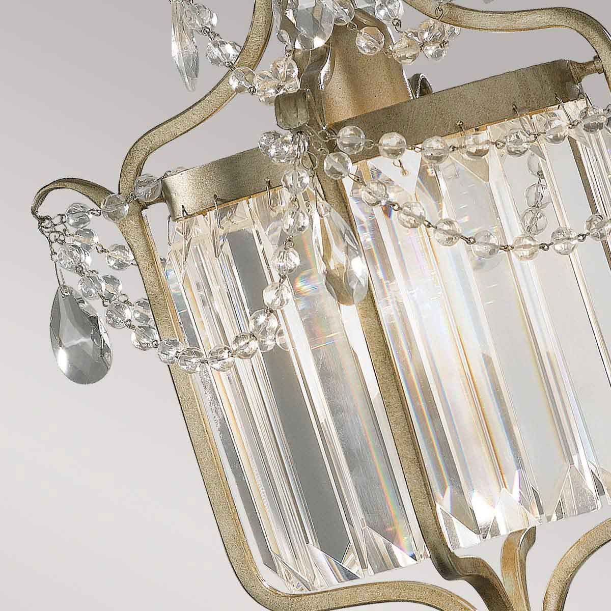 Gianna 1 Light Pendant Gilded Silver - FE-GIANNA1C