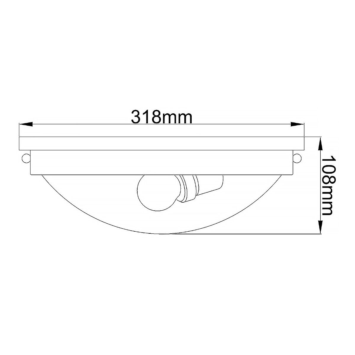 Gravity 2 Light Flush Mount Light Polished Nickel - FE-GRAVITY-F-PN