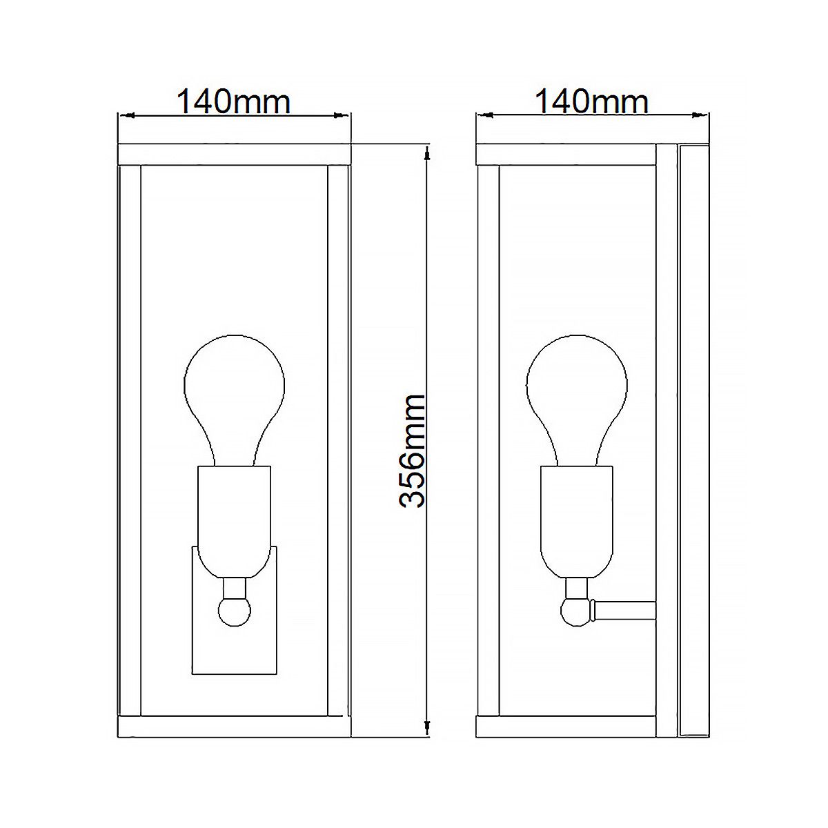 Harrow 1 Light Wall Light Polished Nickel - FE-HARROW1