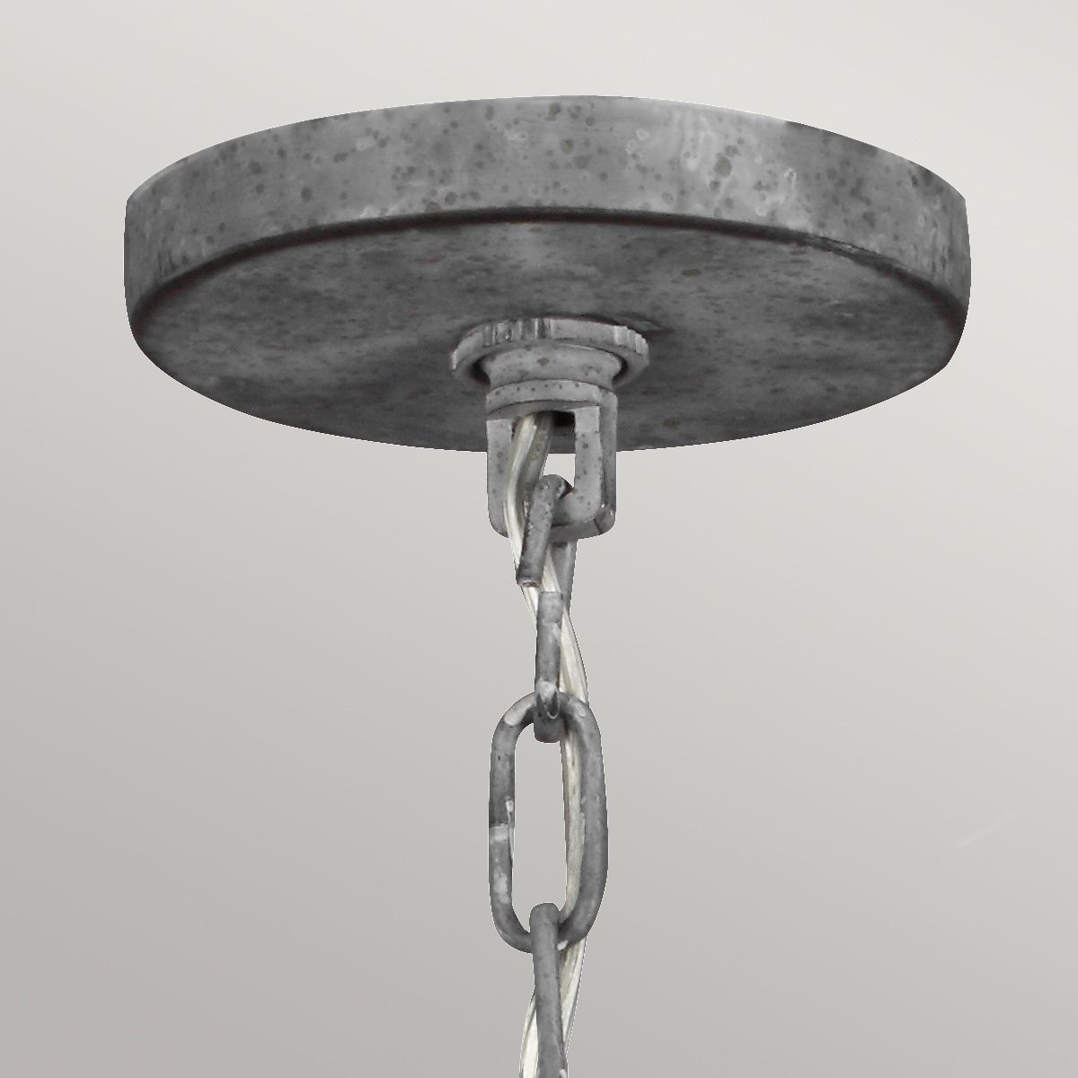 Haymarket 1 Light Pendant Weathered Galvanized - FE-HAYMARKET-P