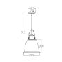 Hobson 1 Light Large Pendant Satin Nickel - FE-HOBSON-P-L-SN