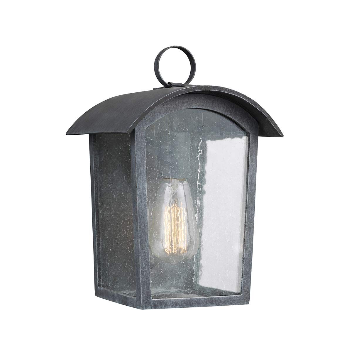 Hodges Small Wall Lantern Ash Black - FE-HODGES-S