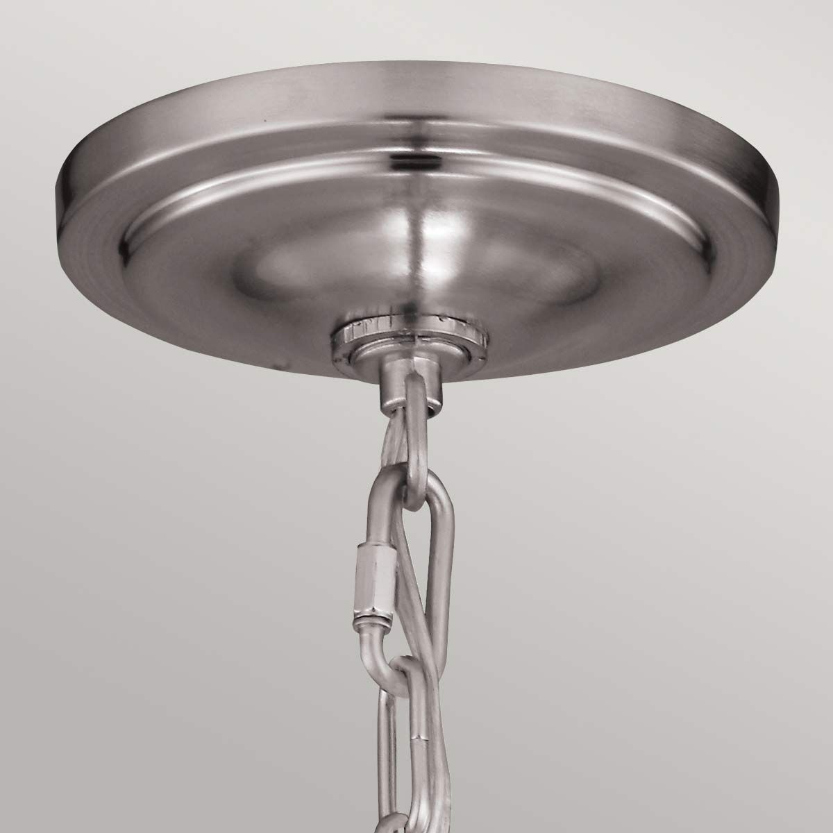 Hounslow 1 Light Pendant Brushed Steel - FE-HOUNSLOW-P-BS