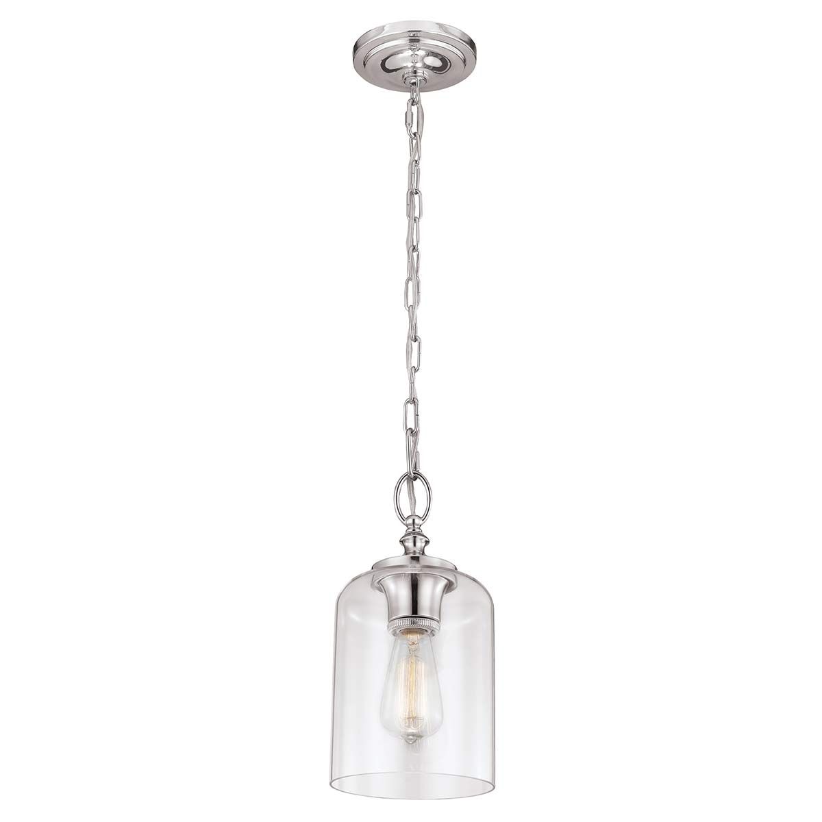 Hounslow 1 Light Pendant Polished Nickel - FE-HOUNSLOW-P-PN