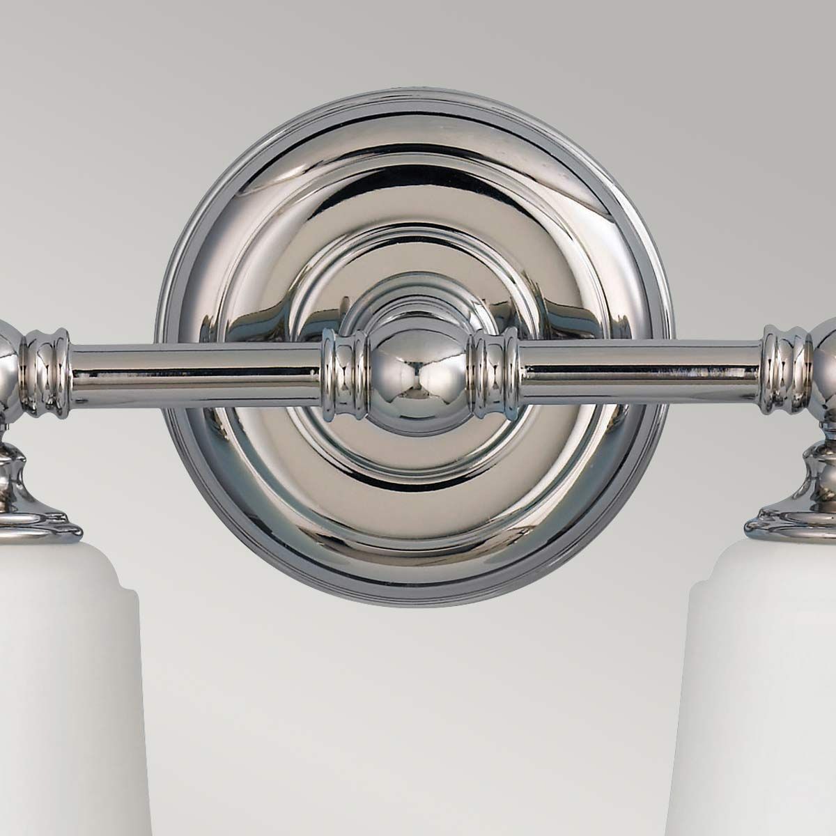 Huguenot Lake 2 Light Vanity Light Polished Chrome - FE-HUGOLAKE2BATH