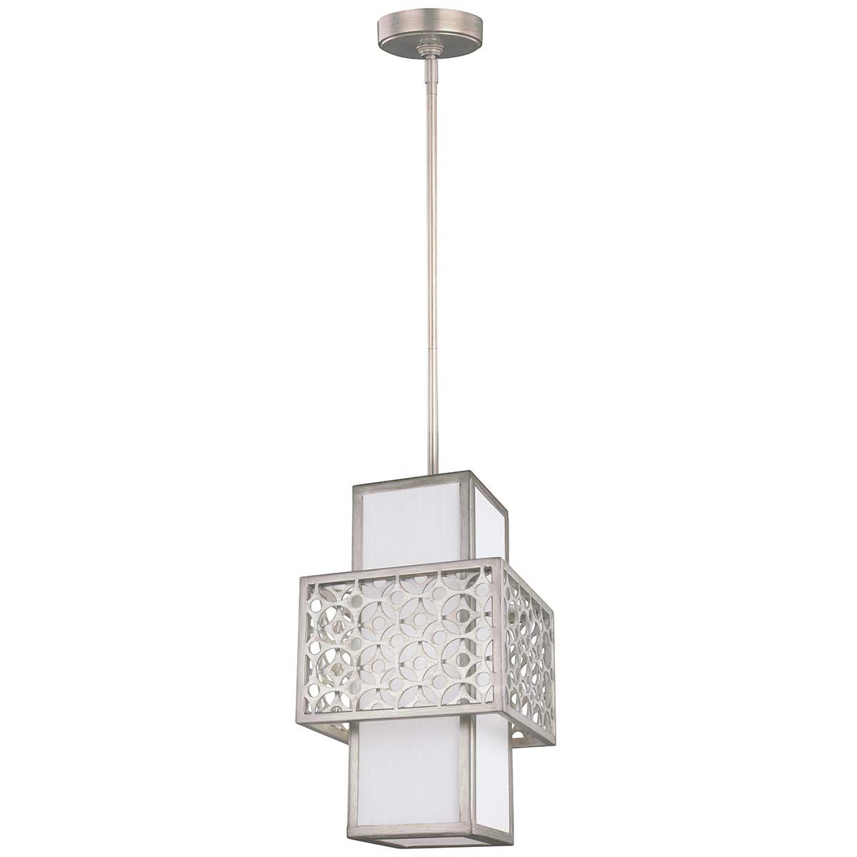 Kenney 1 Light Pendant Sunrise Silver - FE-KENNEY-MP