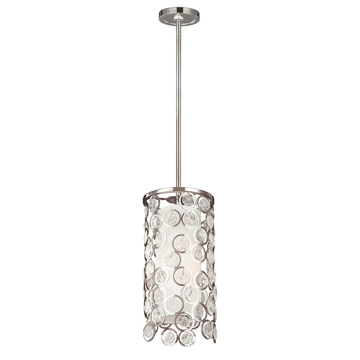 Lexi 1 Light Pendant Polished Nickel - FE-LEXI-MP