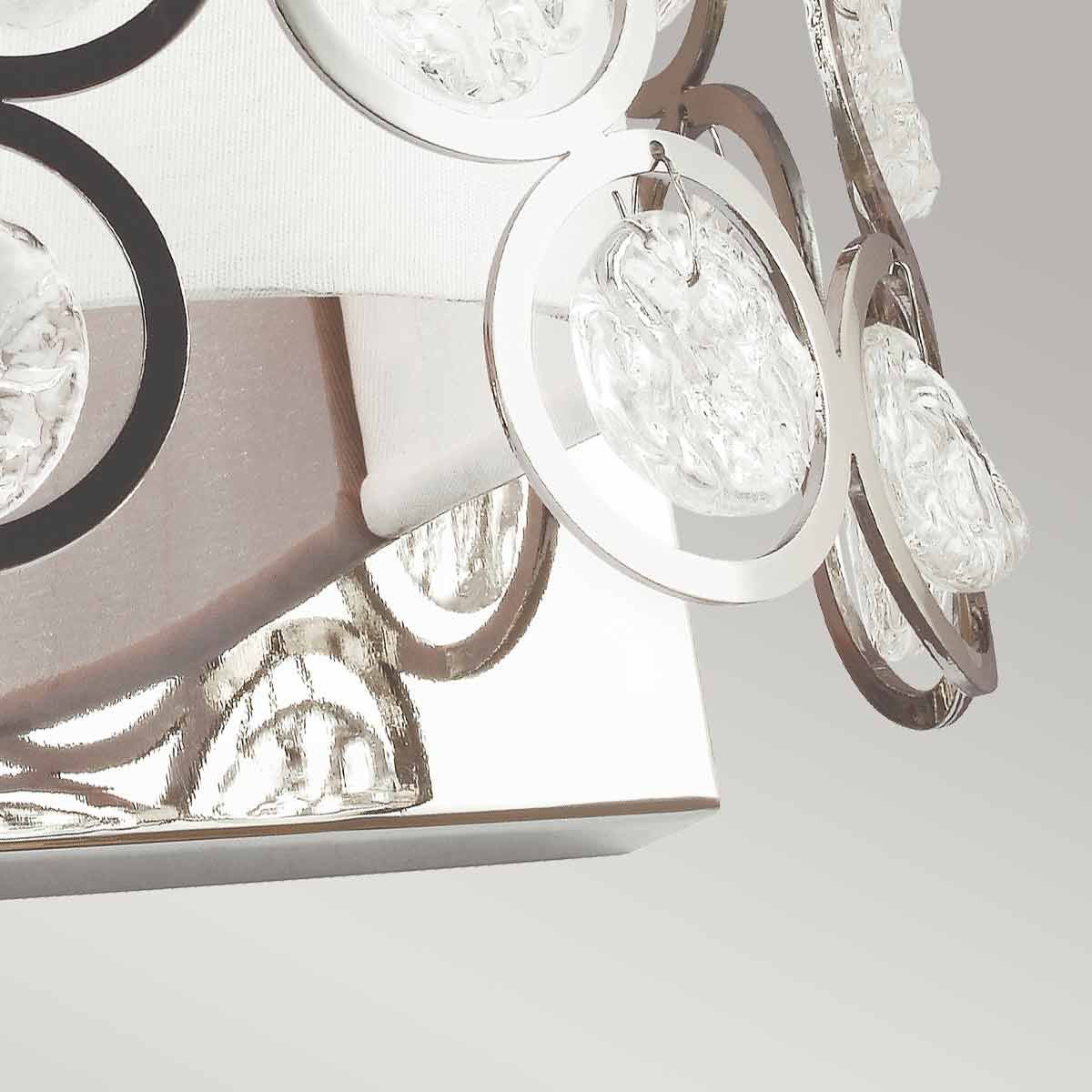 Lexi 1 Light Wall Light Polished Nickel - FE-LEXI1