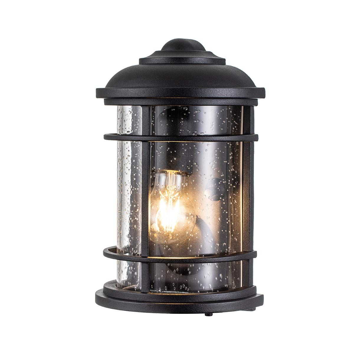 Lighthouse Half Lantern Textured Black - FE-LIGHTHOUSE-7