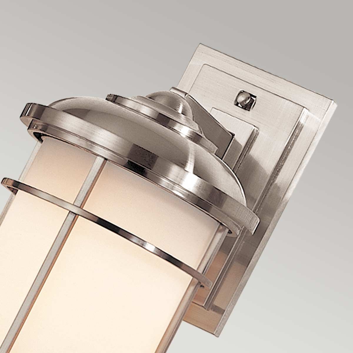 Lighthouse Medium Wall Lantern Brushed Steel - FE-LIGHTHOUSE2-M