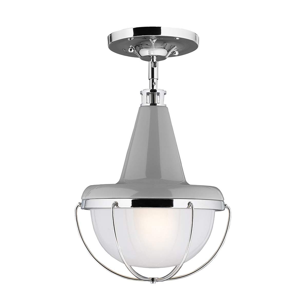 Livingston 1 Light Pendant Polished Nickel - FE-LIVINGSTON-P-S