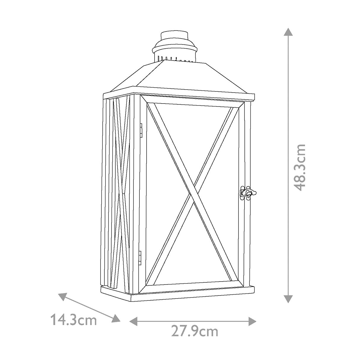Lumiere 2 Light Wall Light Natural Oak - FE-LUMIERE-M-OAK