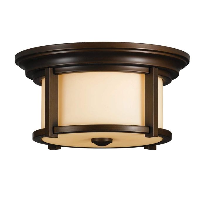 Merrill 2 Light Flush Mount Light Heritage Bronze - FE-MERRILL-F