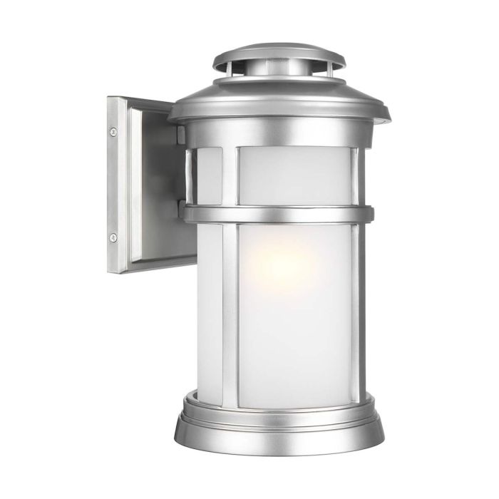 Newport Medium Wall Lantern Painted Brushed Brass - FE-NEWPORT-M-PBS