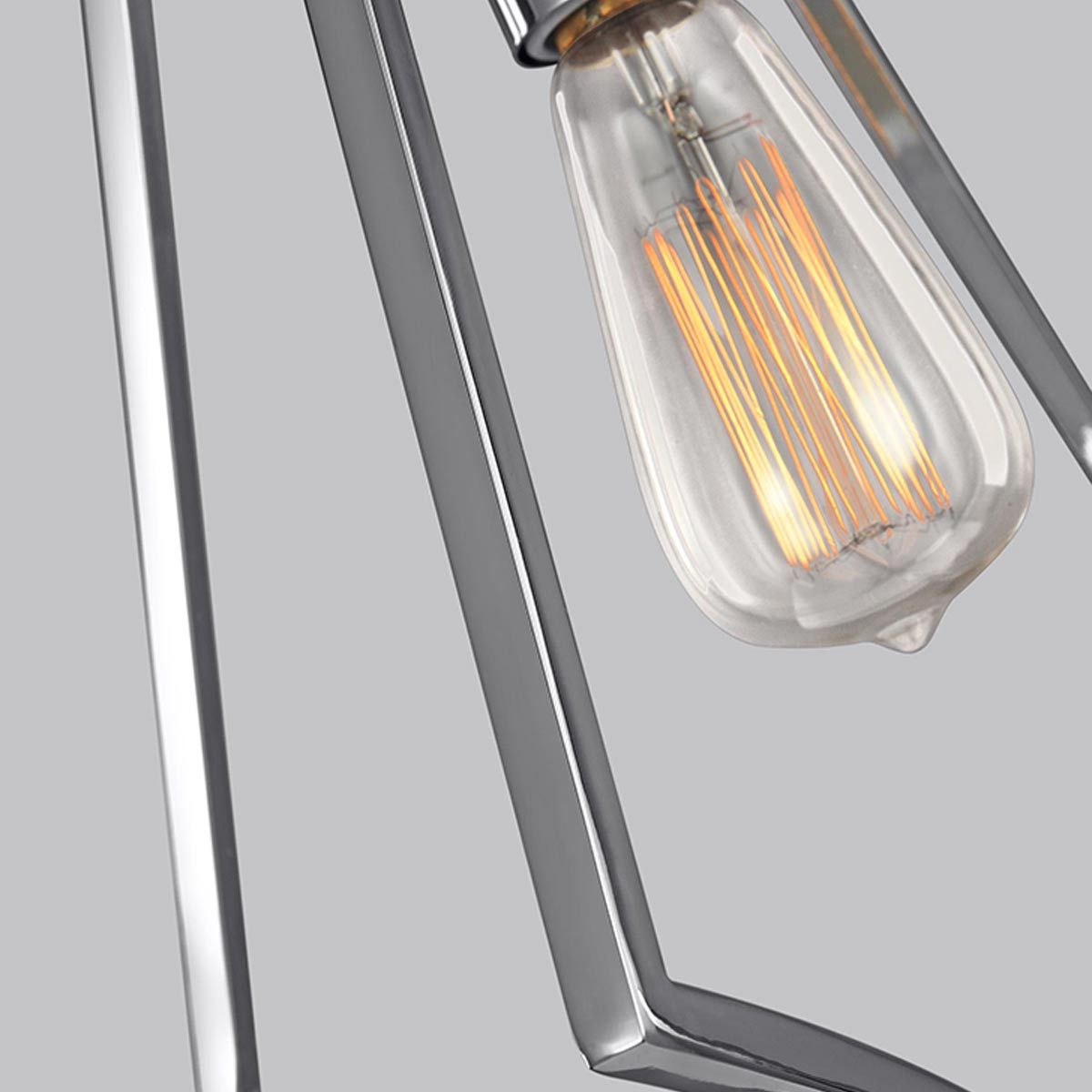 Nico 1 Light Large Pendant Polished Chrome - FE-NICO-P-L-CH