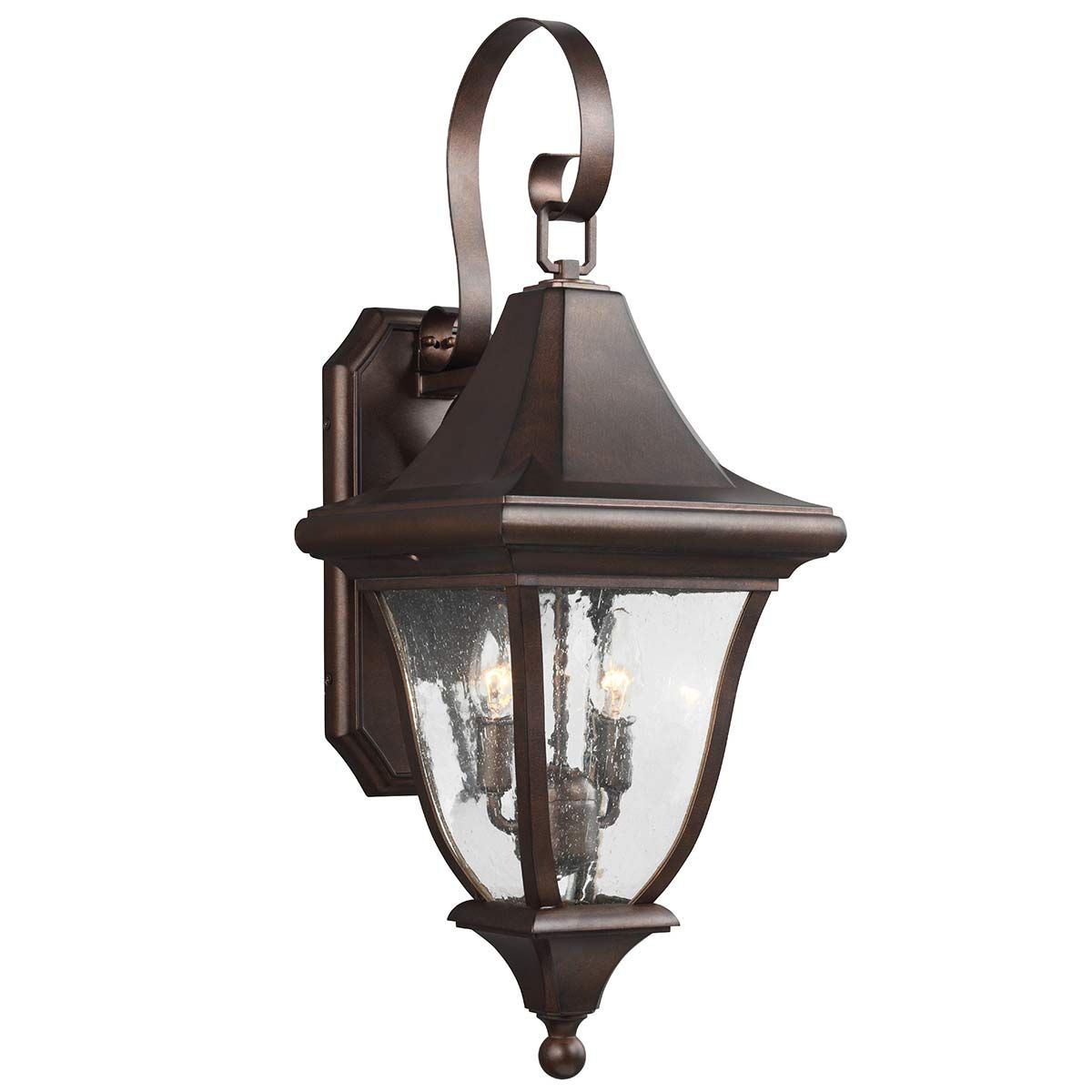 Oakmont Medium 2 Light Wall Lantern Patina Bronze - FE-OAKMONT2-M