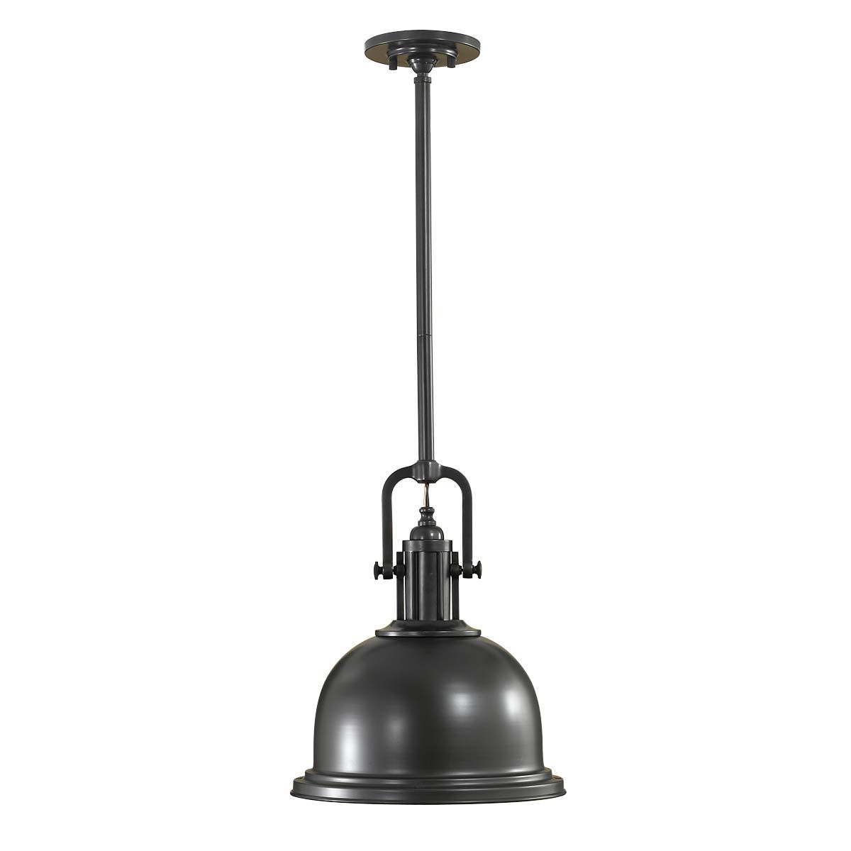 Parker 1 Light Pendant Light Dark Bronze - FE-PARKER-P-M-DB