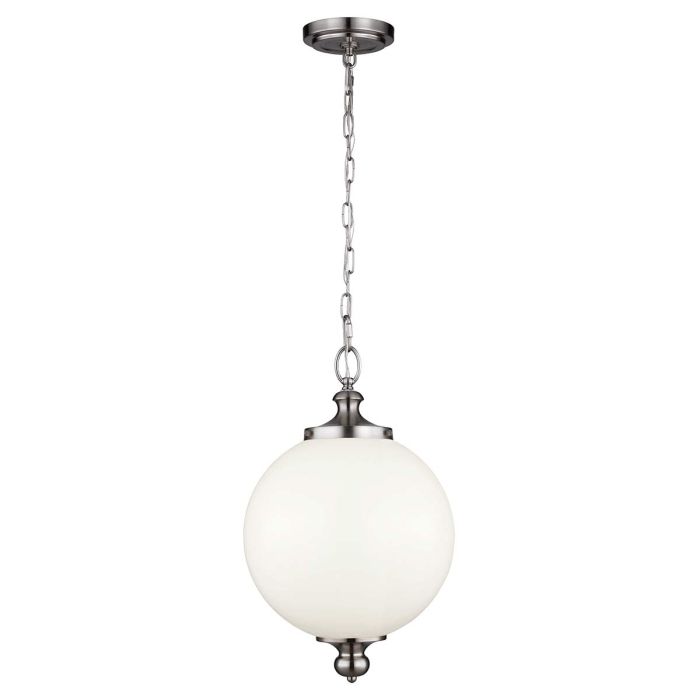 Parkman Large Pendant Light Brushed Steel - FE-PARKMAN-PL-BS