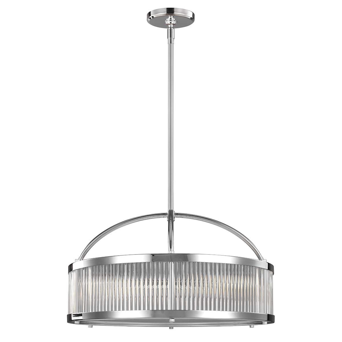 Paulson 6 Light Pendant Chrome - FE-PAULSON-6P