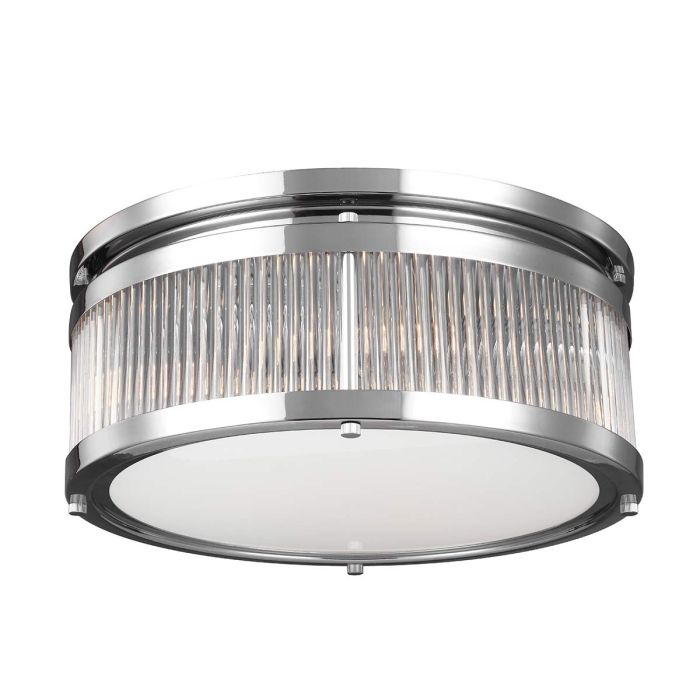 Paulson 3 Light Flush Mount Light Chrome - FE-PAULSON-F-M