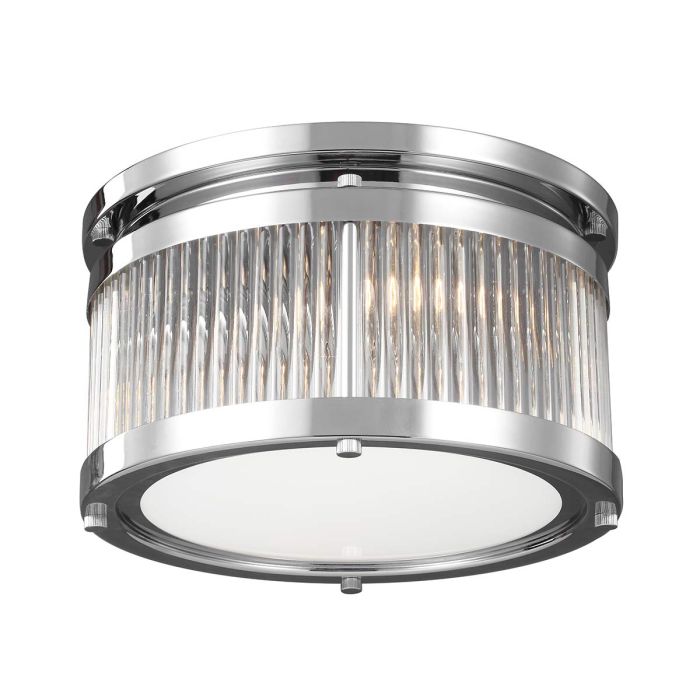 Paulson 2 Light Flush Mount Light Chrome - FE-PAULSON-F-S