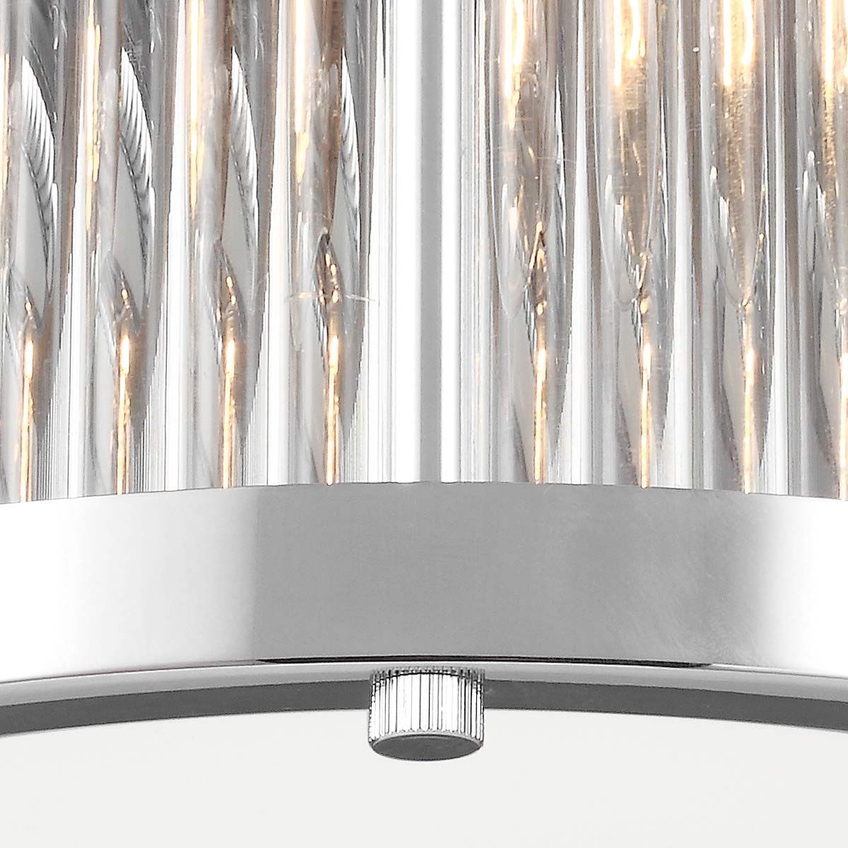 Paulson 2 Light Flush Mount Light Chrome - FE-PAULSON-F-S