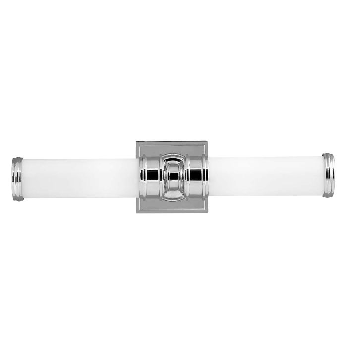 Payne 2 Light Vanity Light Opal Glass Polished Chrome - FE-PAYNE2-BATH