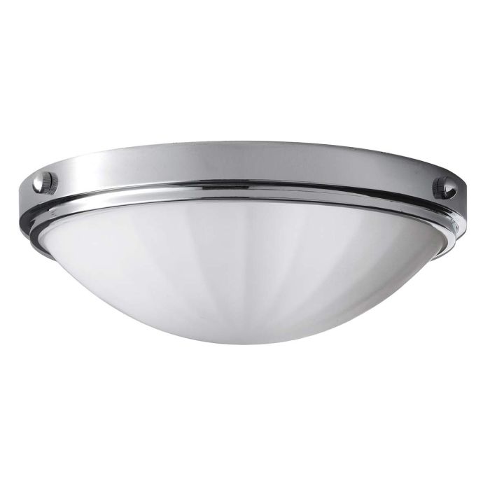 Perry 2 Light Flush Mount Light Polished Chrome - FE-PERRY-F-BATH