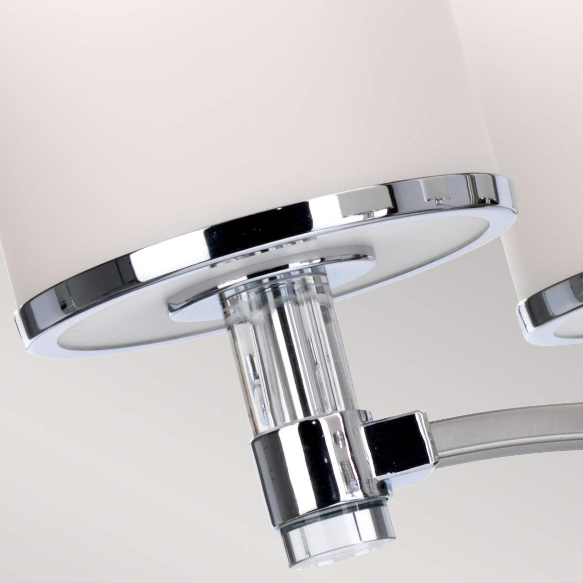 Prospect Park 5 Light Chandelier Satin Nickel & Chrome - FE-PROSPECT-PARK5