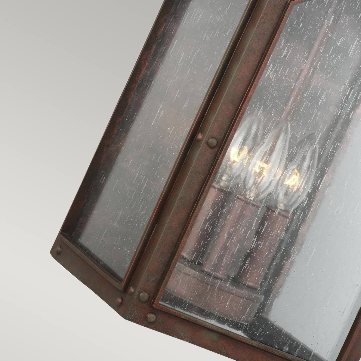 Randhurst 3 Light Large Wall Lantern Copper Oxide - FE-RANDHURST-L-CO