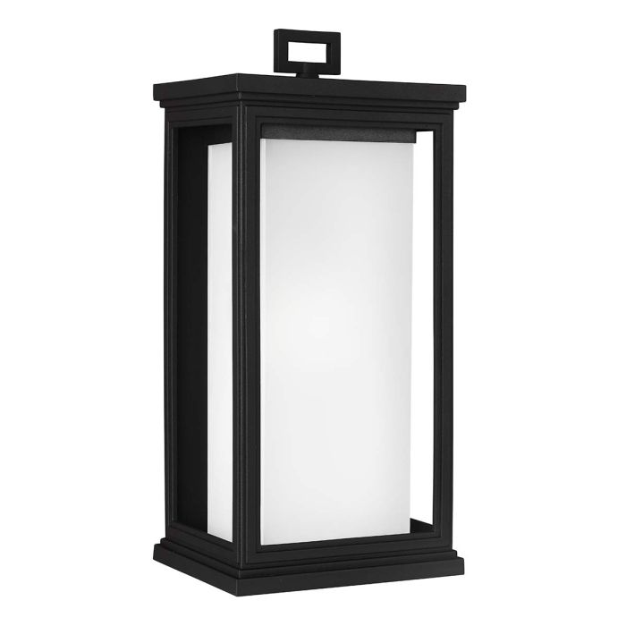 Roscoe Large Wall Lantern Textured Black - FE-ROSCOE-L