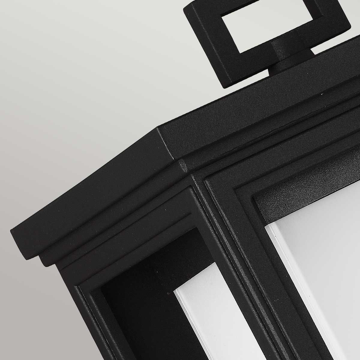 Roscoe Large Wall Lantern Textured Black - FE-ROSCOE-L