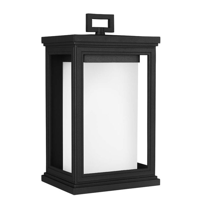 Roscoe Medium Wall Lantern Textured Black - FE-ROSCOE-M