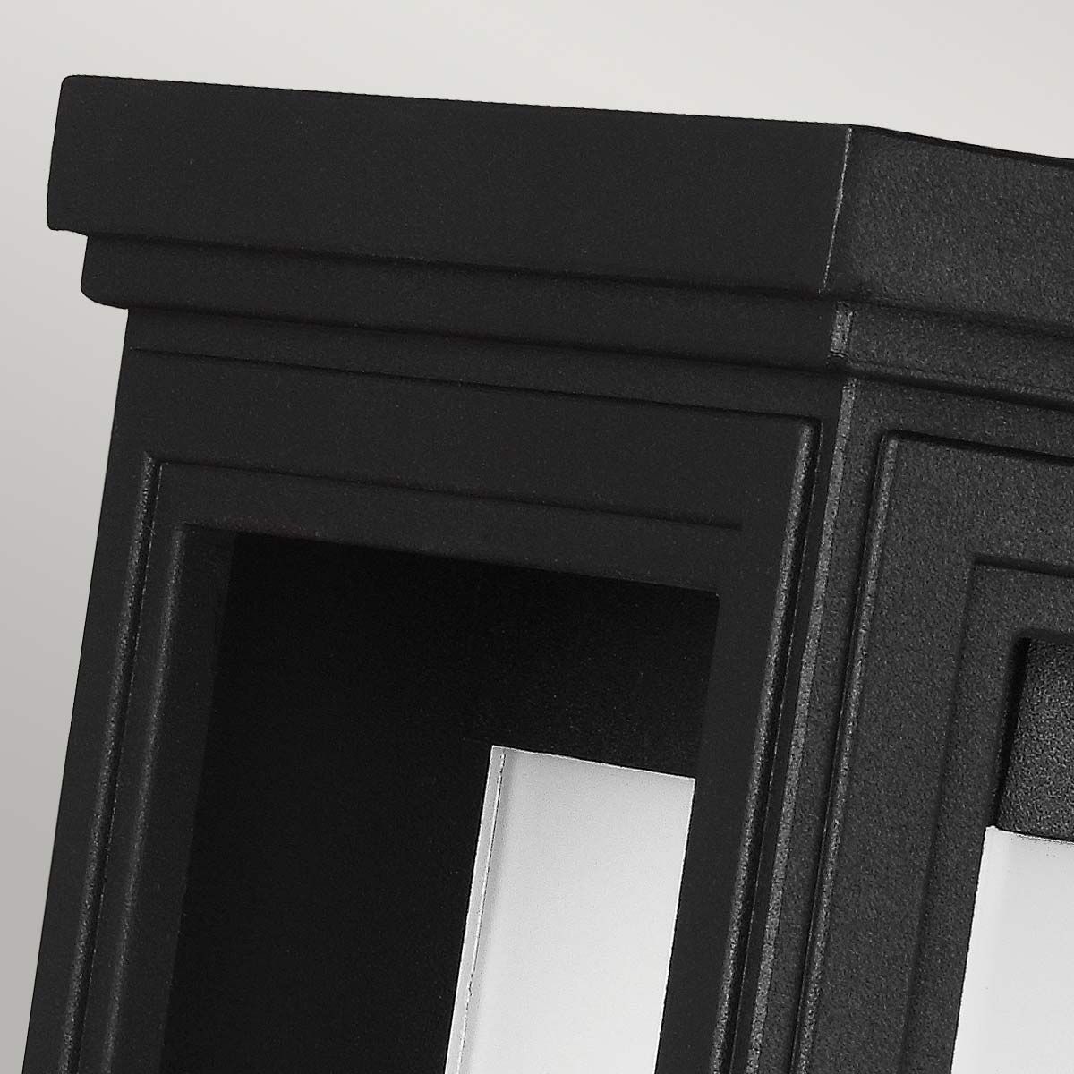 Roscoe Medium Wall Lantern Textured Black - FE-ROSCOE-M