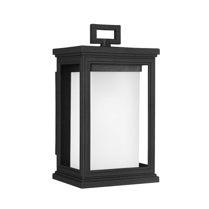 Roscoe Small Wall Lantern Textured Black - FE-ROSCOE-S