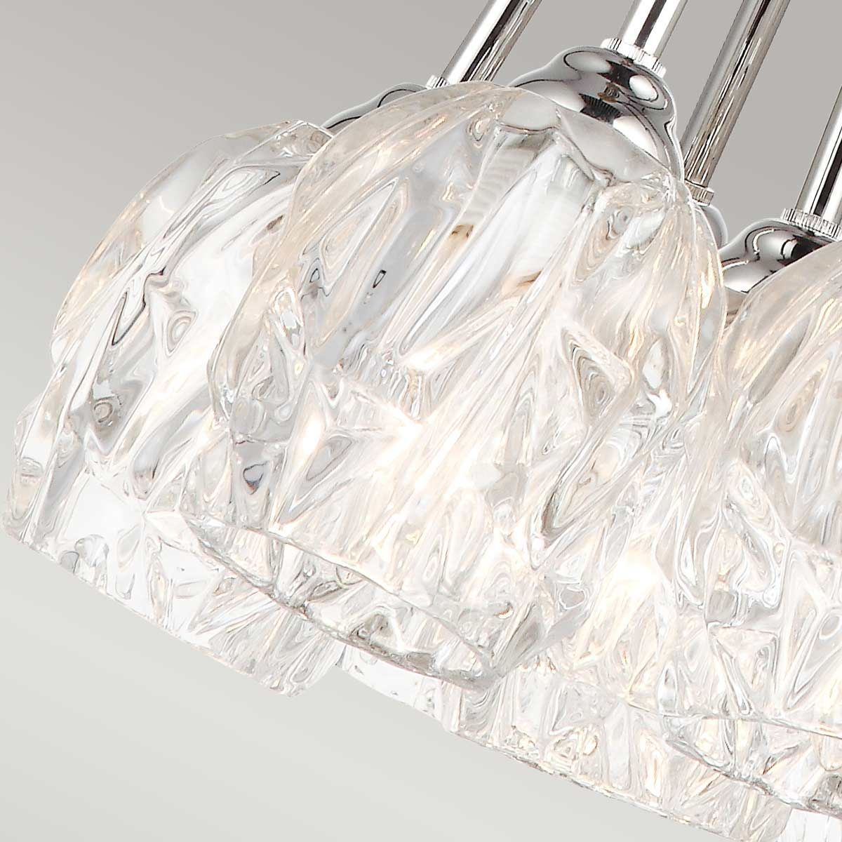 Rubin 7 Light Cluster Pendant Polished Nickel - FE-RUBIN-7P