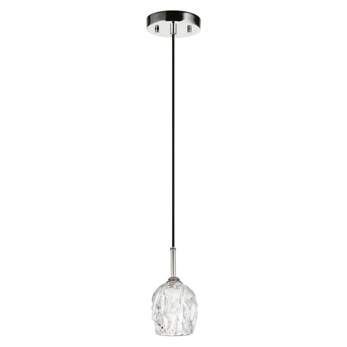 Rubin Small Pendant Light Polished Nickel - FE-RUBIN-MP